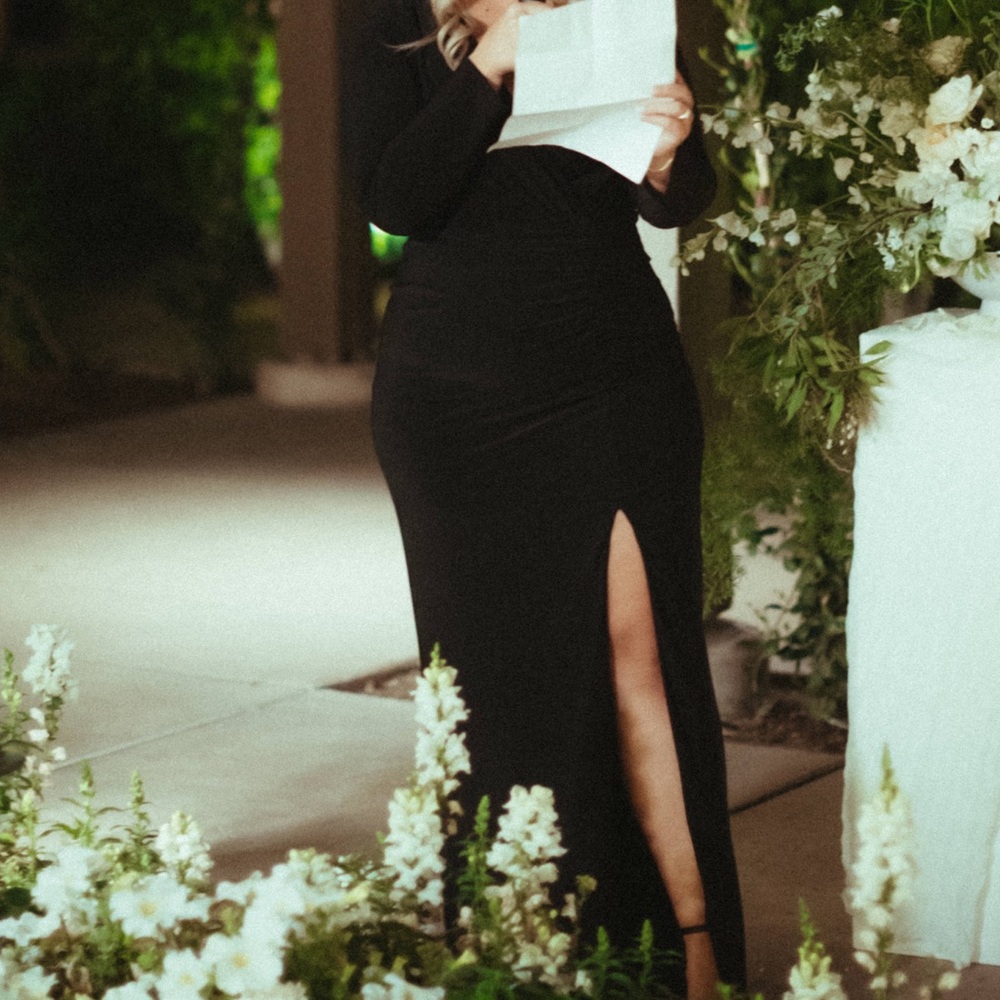 Davids Bridal collection formal dress.